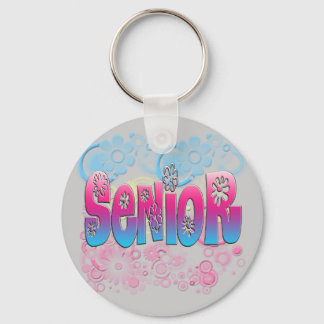 Senior - Flowers 2 Key Ring
