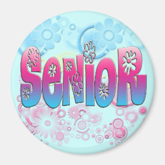 Senior - Flowers 2 Magnet