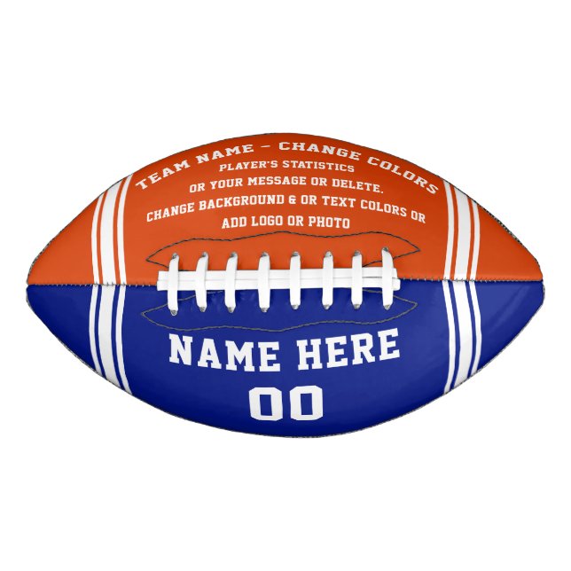Senior Football Gift Ideas, Customisable Footballs (Front)