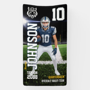 Senior Football Homecoming Game Custom Player Banner