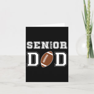 Senior Footll Dad Cl Of 2025 Graduation Graduate Card