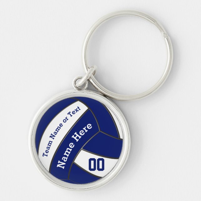 Senior Gifts for Volleyball Players, Volleyball Key Ring (Front)
