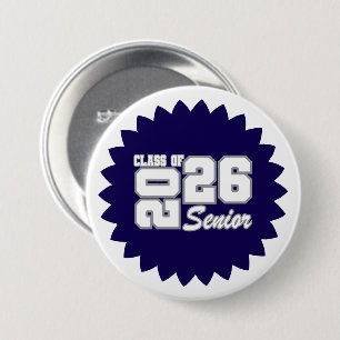 Senior Grad Pin Button