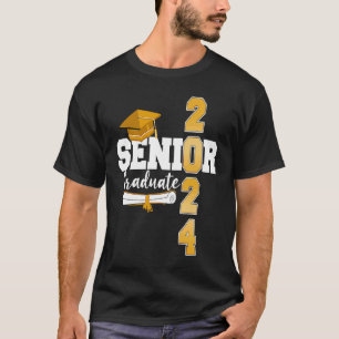 Senior Graduate 2024 Funny Graduation 24 Class Of T-Shirt