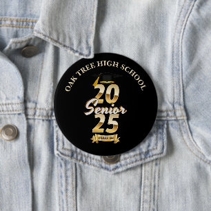 Senior Graduate Class of 2025 Graduation Party 10 Cm Round Badge