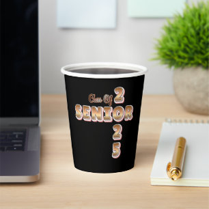 Senior Graduate Class of 2025 Graduation Party Paper Cups