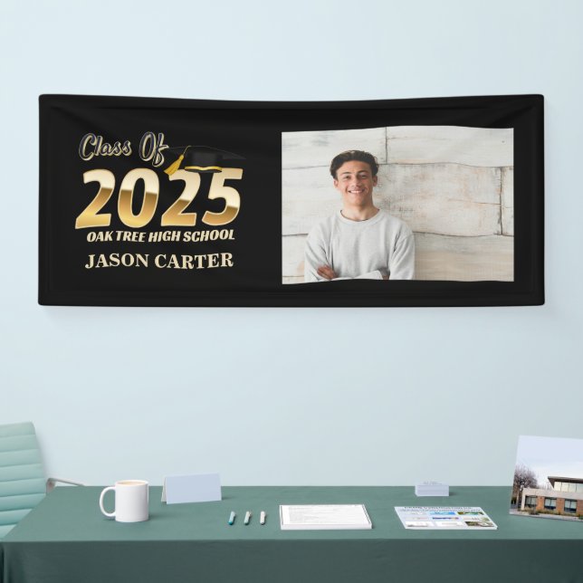 Senior Graduate Class of 2025 Graduation Photo Banner (Tradeshow)