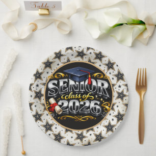 Senior Graduating Class 2026 Paper Plate