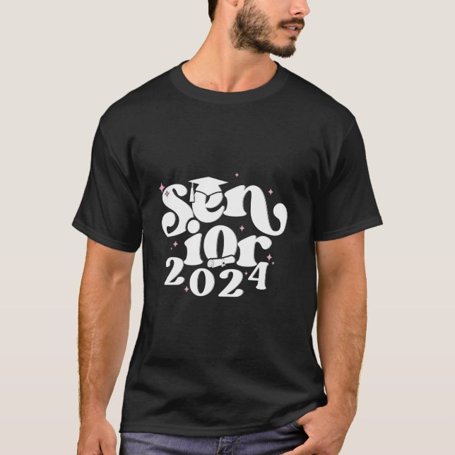Senior Graduation 2024 Class Of Seniors School Gra T-Shirt (Front)