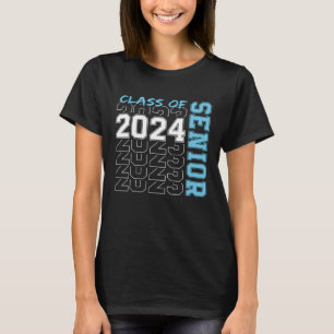 Senior Graduation Class of 2024, Cute Senior 2024  T-Shirt