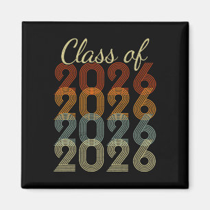 Senior Graduation End Of The School Year Retro Cl Magnet