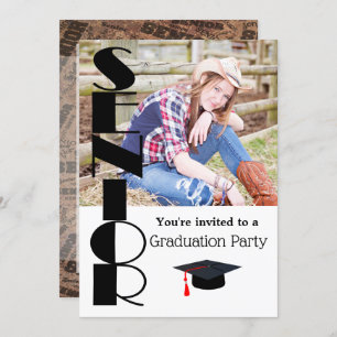 Senior Graduation Party Invitation