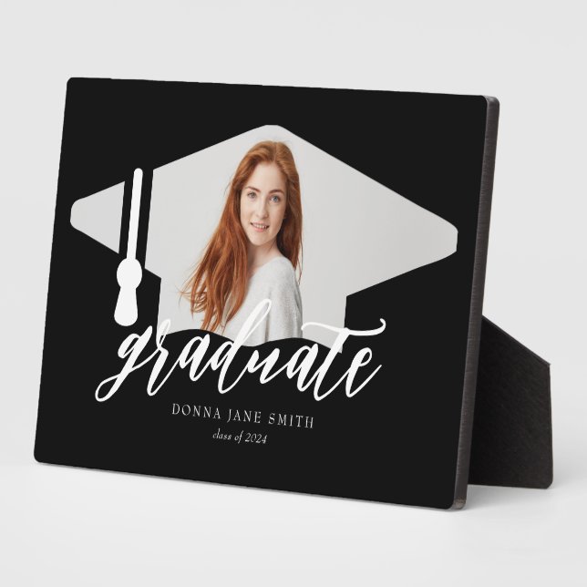 Senior Graduation Photo Graduate Plaque (Side)