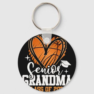 Senior Grandma Cl Of 2026 Basketball Graduation He Key Ring