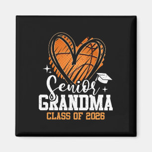 Senior Grandma Cl Of 2026 Basketball Graduation He Magnet