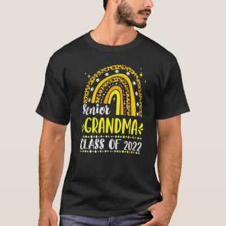 Senior Grandma Class Of 2022 Graduation 2022 Leopa T-Shirt