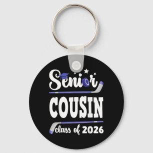 Senior Hockey Cousin Cl Of 2026 Player Student Key Ring