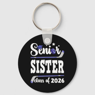Senior Hockey Sister Cl Of 2026 Player Student Key Ring