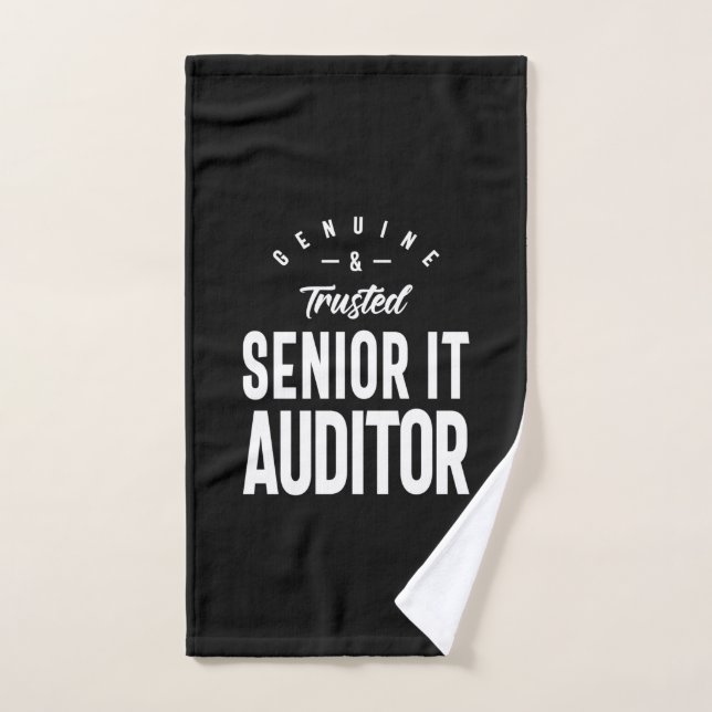 Senior It Auditor Job Title Gift Hand Towel (Hand Towel)