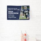 Senior Lacrosse Blue and Gold Outdoor Banner