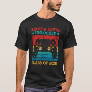Senior Level Unlocked Class Of 2035 T-Shirt