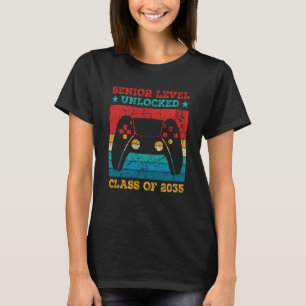 Senior Level Unlocked Class Of 2035 T-Shirt