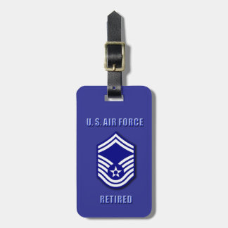 Senior Master Sergeant USAF Luggage Tag