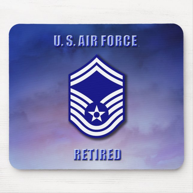 Senior Master Sergeant USAF Mouse Pad (Front)