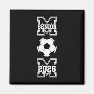 Senior Mom 2026 Soccer Cl Of 2026 Funny Graduation Magnet