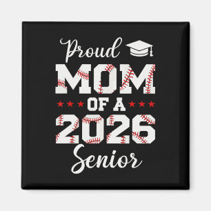 Senior Mom Cl Of 2026 Cute Sell Player Graduation Magnet