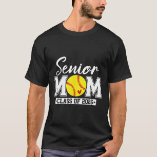 Senior Mom Cl Of 2026 Softll Mom Graduation T-Shirt