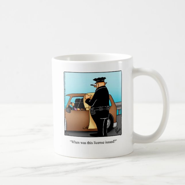 Senior Moment Humour Mug Gift (Right)