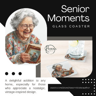 Senior Moments Glass Coaster