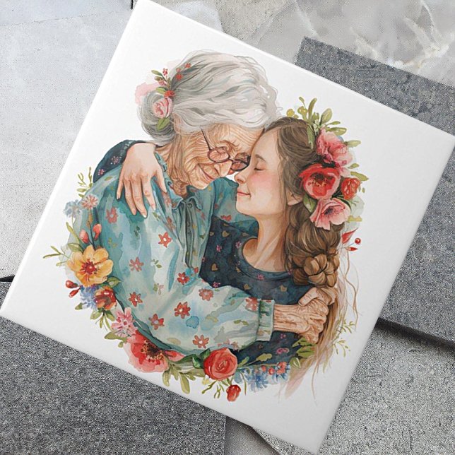 Senior Moments Mother's Day / Any Day Ceramic Tile (Creator Uploaded)