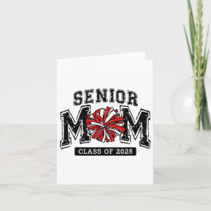 Senior Mum 2025 Cheer Mama Cl Of 2025 Funny Gradua Card