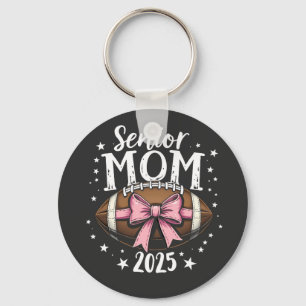 Senior Mum 2025 Class of Graduation Football Key Ring