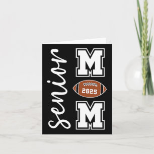Senior Mum 2025 Football Mummy Cl Of 2025 Graduati Card