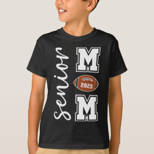 Senior Mum 2025 Football Mummy Cl Of 2025 Graduati T-Shirt