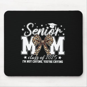 Senior Mum 2025 Graduation Cl Of 2025 Coquette Bow Mouse Pad