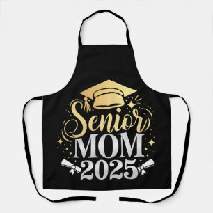 Senior Mum 2025 Graduation Family Son Daughter Apron
