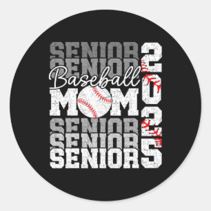 Senior Mum 2025 Sell Cl Of 2025 Funny Graduation 2 Classic Round Sticker