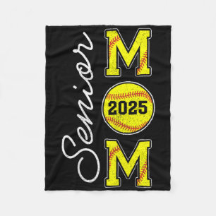 Senior Mum 2025 Softll Mummy Cl Of 2025 Graduation Fleece Blanket