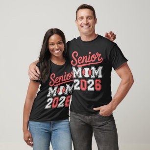 Senior Mum 2026 Baseball Proud Family Sports Shirt