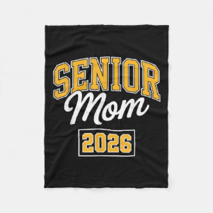 Senior Mum 2026 Proud Mother Graduate Cl Design Fleece Blanket