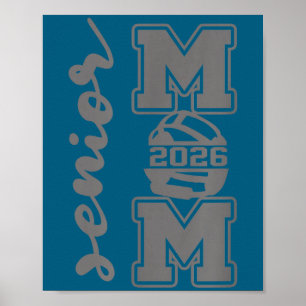 Senior mum 2026 wrestling athlete proud parent poster