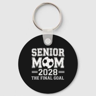 Senior Mum 2028 The Final Goal Soccer  Key Ring