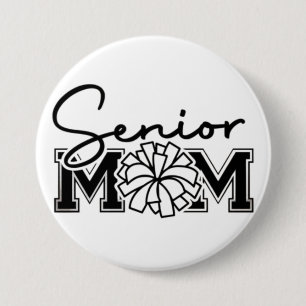 Senior Mum Cheer Design 🎓📣 7.5 Cm Round Badge