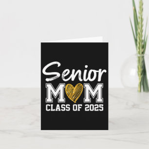 Senior Mum Cl Of 2025 Graduation Proud Mum Of Grad Card