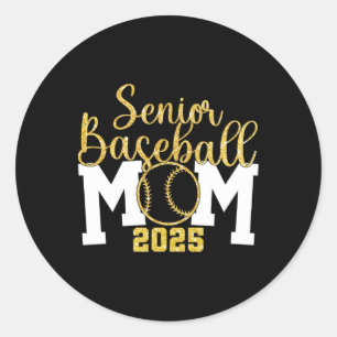 Senior Mum Cl Of 2025 Sell Graduation Mum 2025 Gra Classic Round Sticker