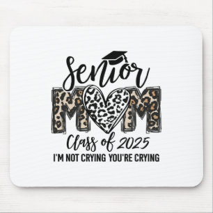 Senior Mum Cl Of 2025 Senior Mama 2025 Leopard Gra Mouse Pad